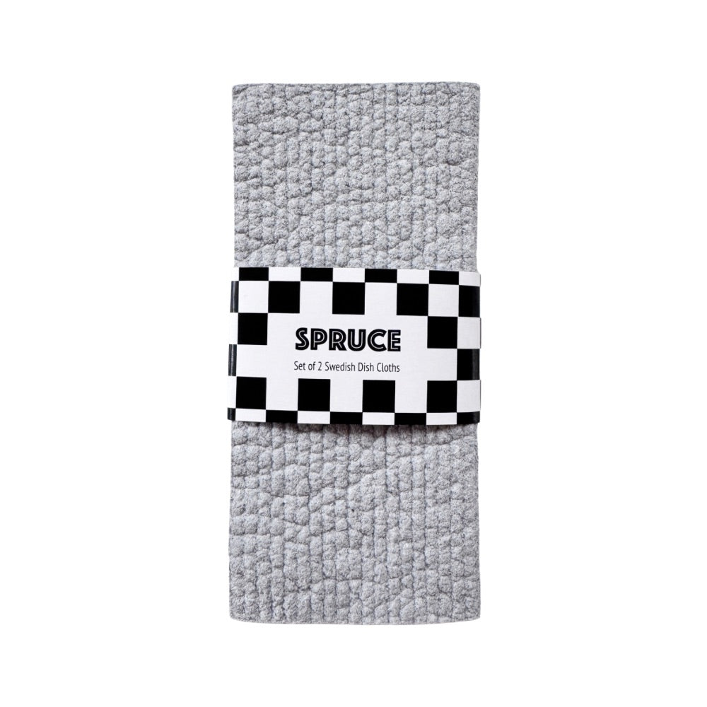 Pebble Solid Colour SPRUCE - Set of 2 Dishcloths