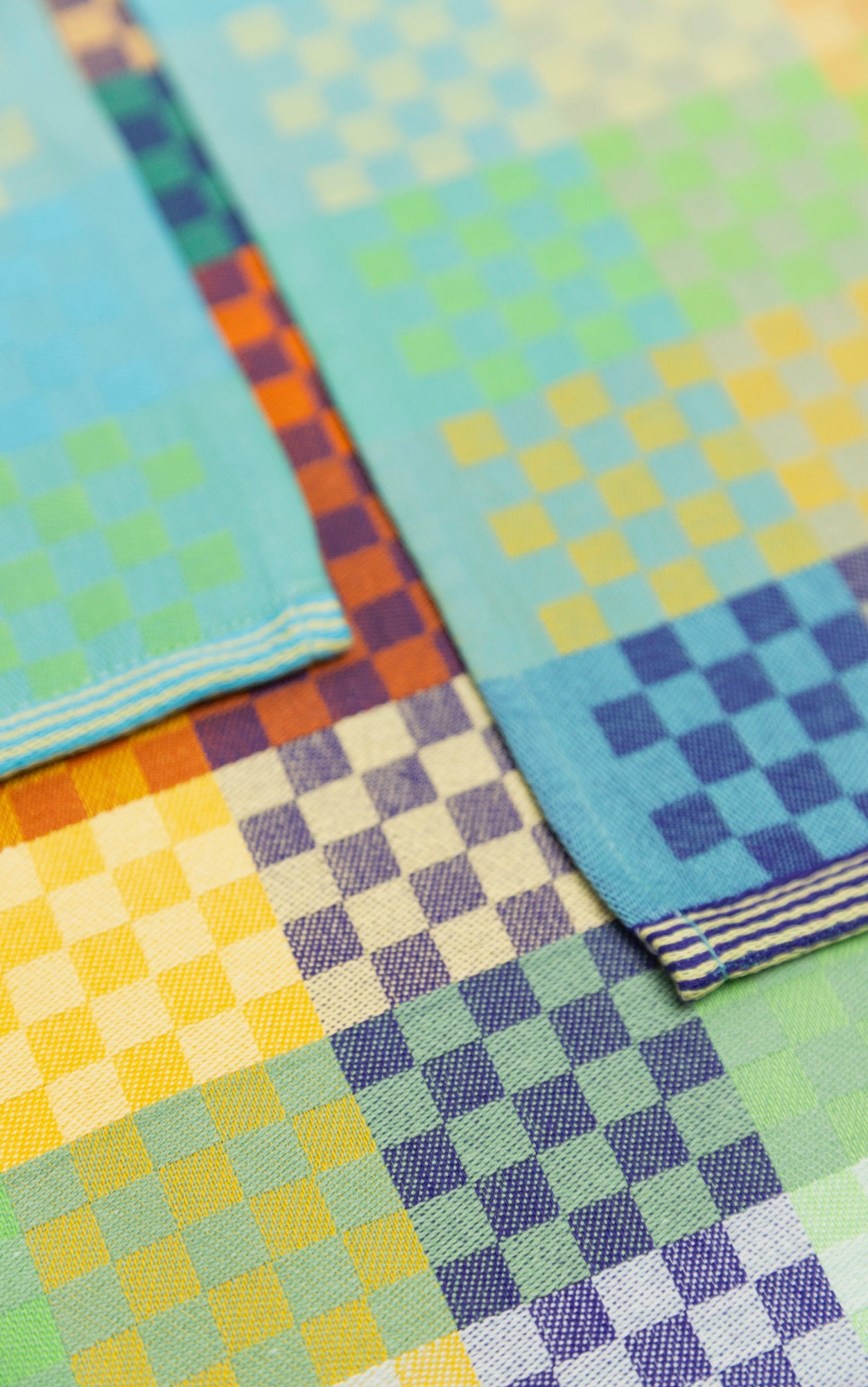 Tea Towel #57B Checkered Check