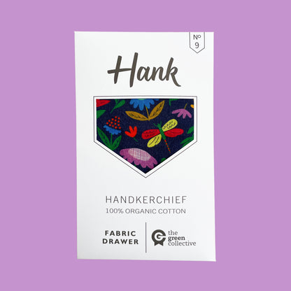 HANK - 9. MEADOW by Beck of Fabric Drawer | Organic Cotton Handkerchief