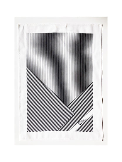Stripe Tea Towel by The Green Collective (50% Linen)