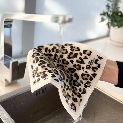 Swedish Dishcloth SPRUCE - Leopard
