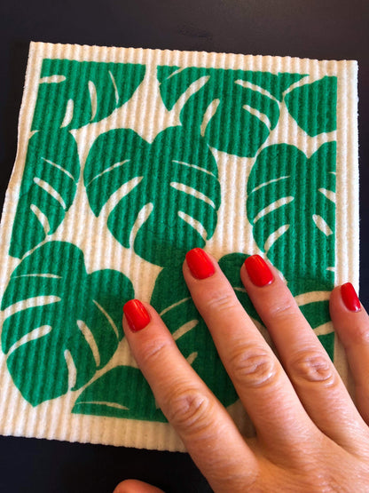 Swedish Dishcloth SPRUCE - Monstera