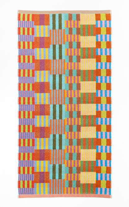 Bath Towel #101 Tulip Quilt