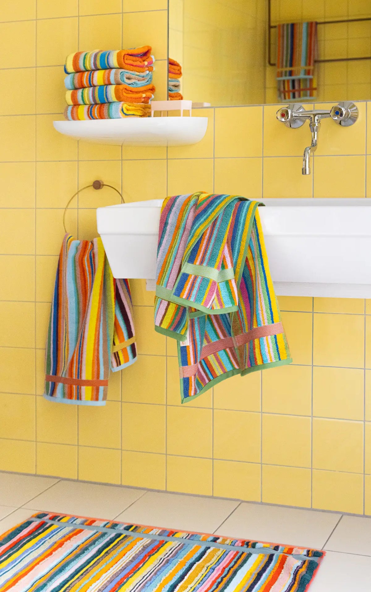 NEW Bath Mat #113 Ribbons