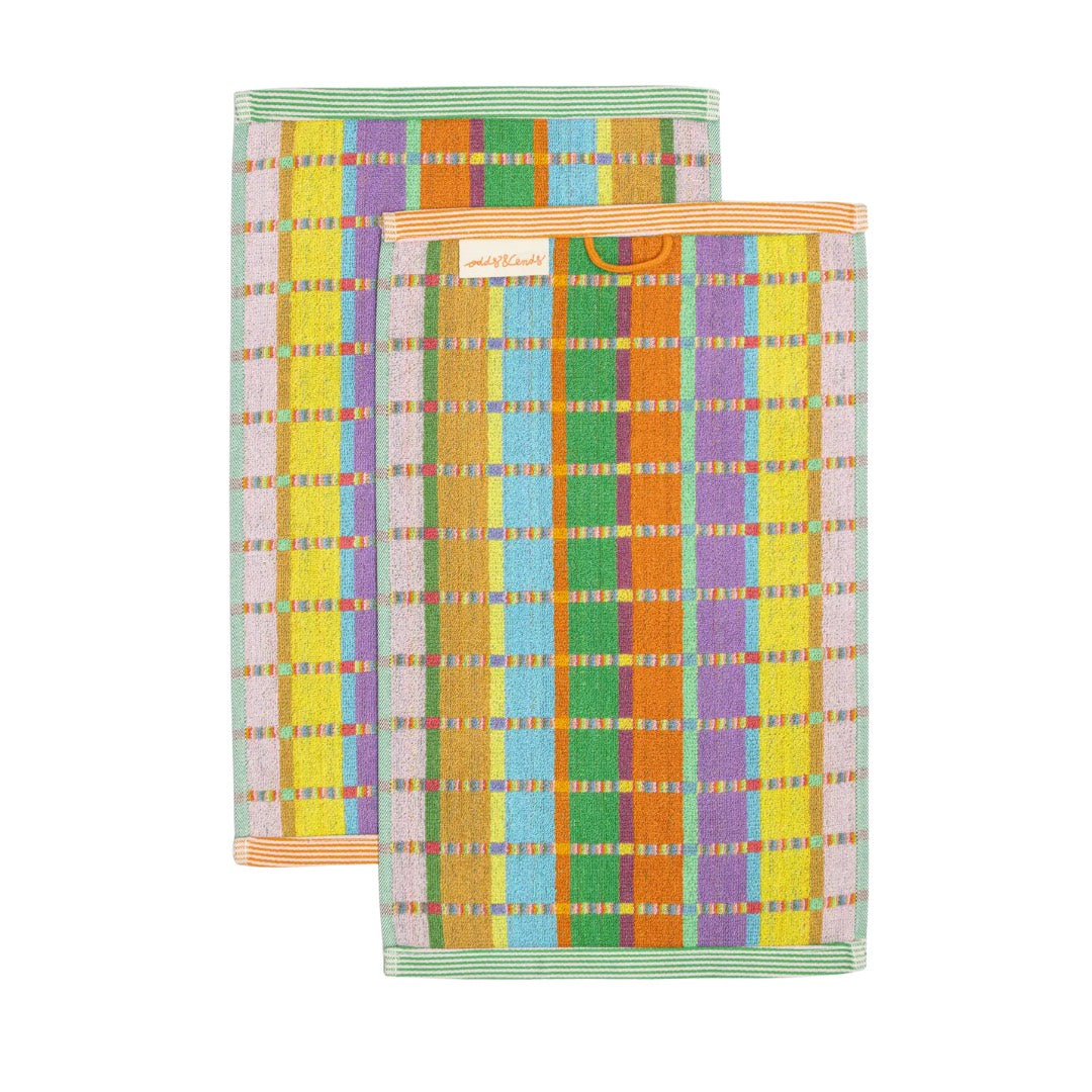 Guest Towels #70 DUO SET - Criss Cross