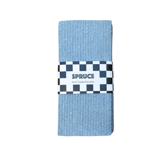 Slate Blue Solid Colour SPRUCE - Set of 2 Dishcloths