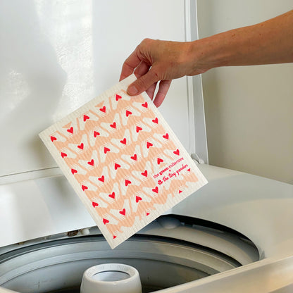 Swedish Dishcloth SPRUCE - Heart Hands