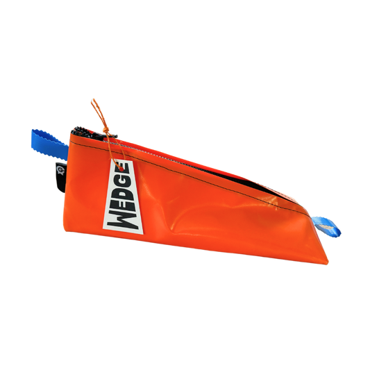 Wedge Bag - Orange with BLACK trim