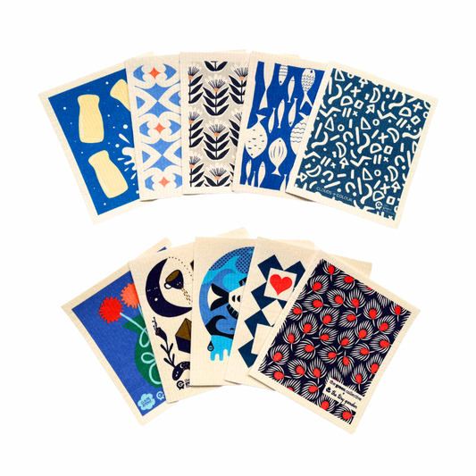 SPRUCE Dishcloth SETS - Blue (10)