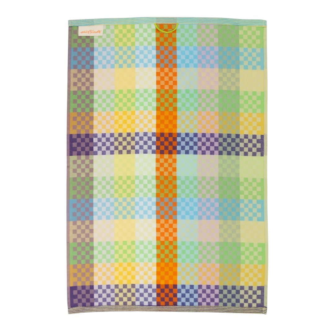Tea Towel #58B Checkered Check