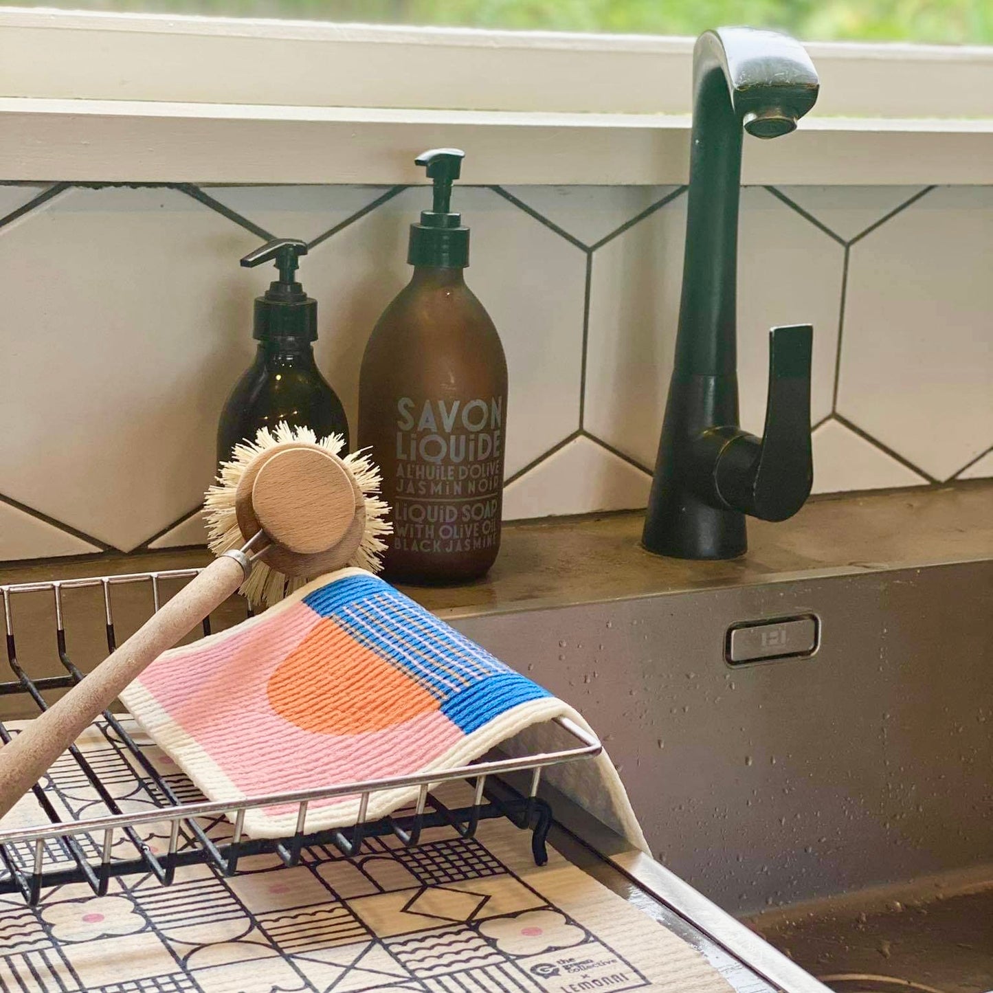 Swedish Dishcloth SPRUCE - Sunset  By Jessica Neilsen
