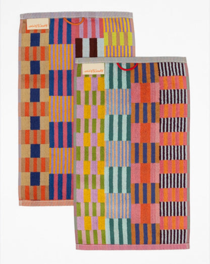 Guest Towels #124 DUO SET - Tulip Quilt