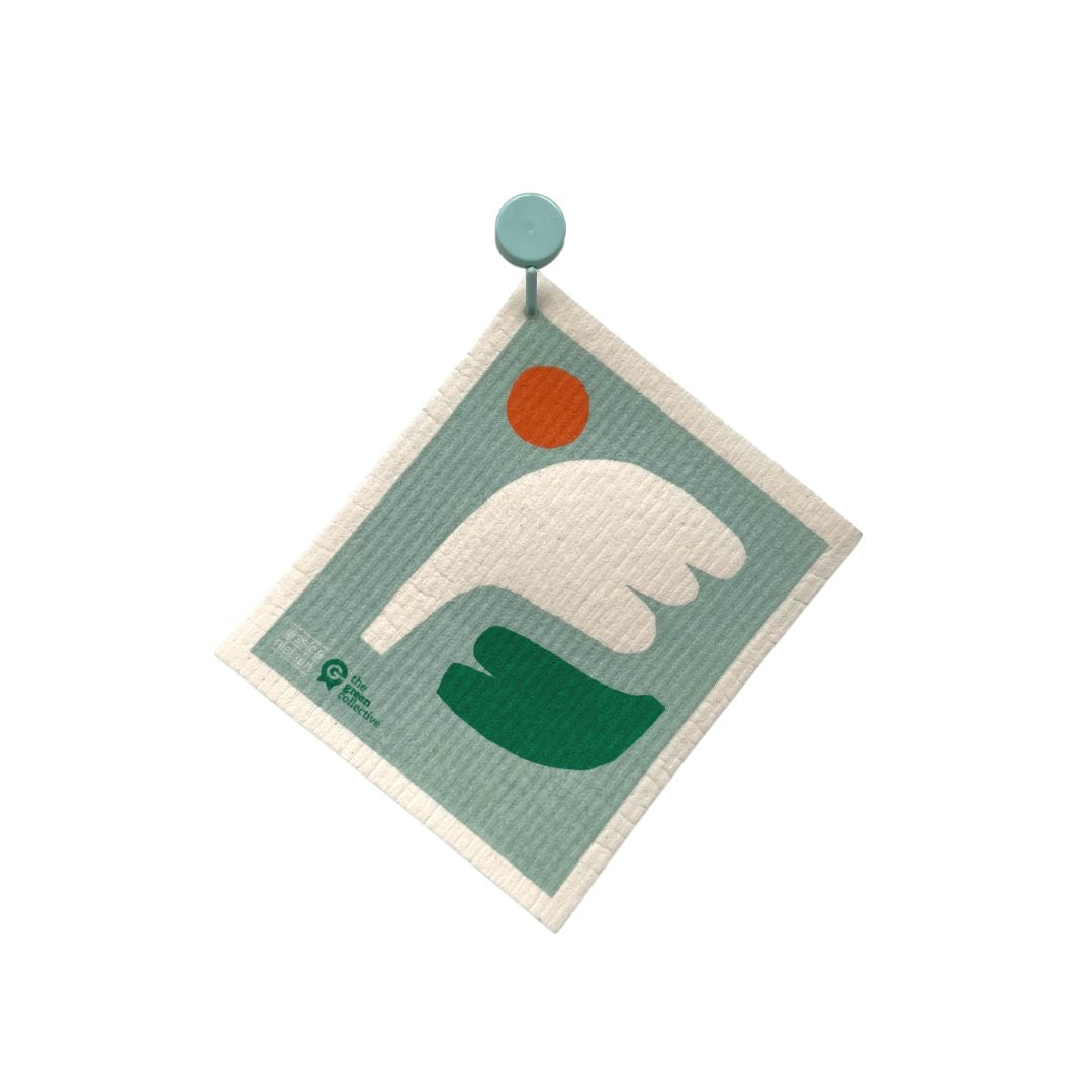 Swedish Dishcloth SPRUCE - Wave Shapes