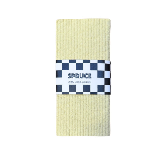 Butter Solid Colour SPRUCE - Set of 2 Dishcloths