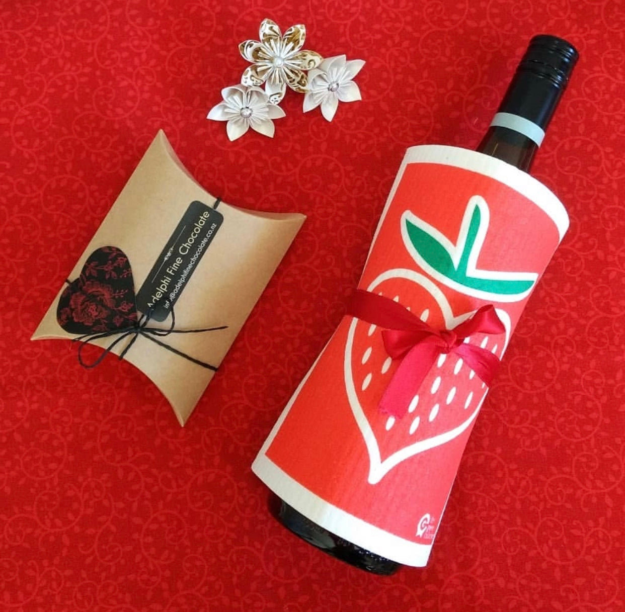 Swedish Dishcloth SPRUCE - Strawberry