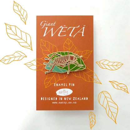 Giant Weta Enamel Pin
