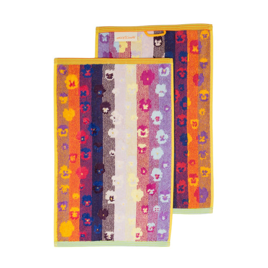 Guest Towels #54 DUO SET - Pansy