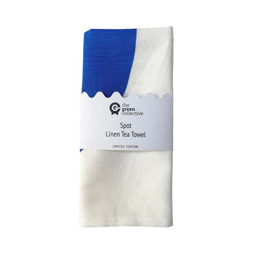 Cobalt Blue SPOT Tea Towel