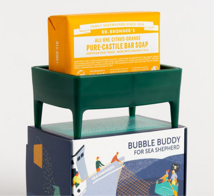 Bubble Buddy - Sea Shepherd Dark Green Duo Set (includes soap)