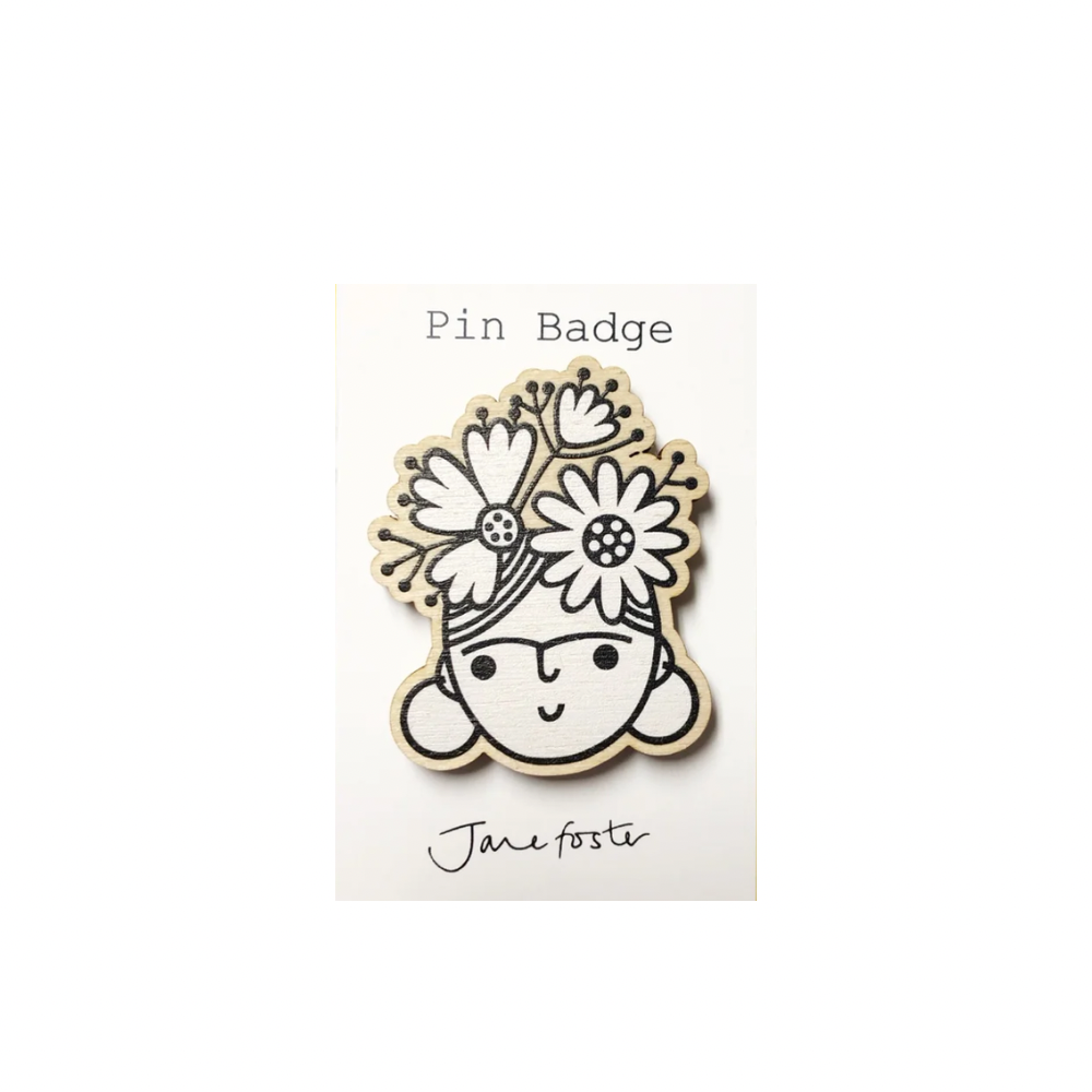 Frida Head Brooch