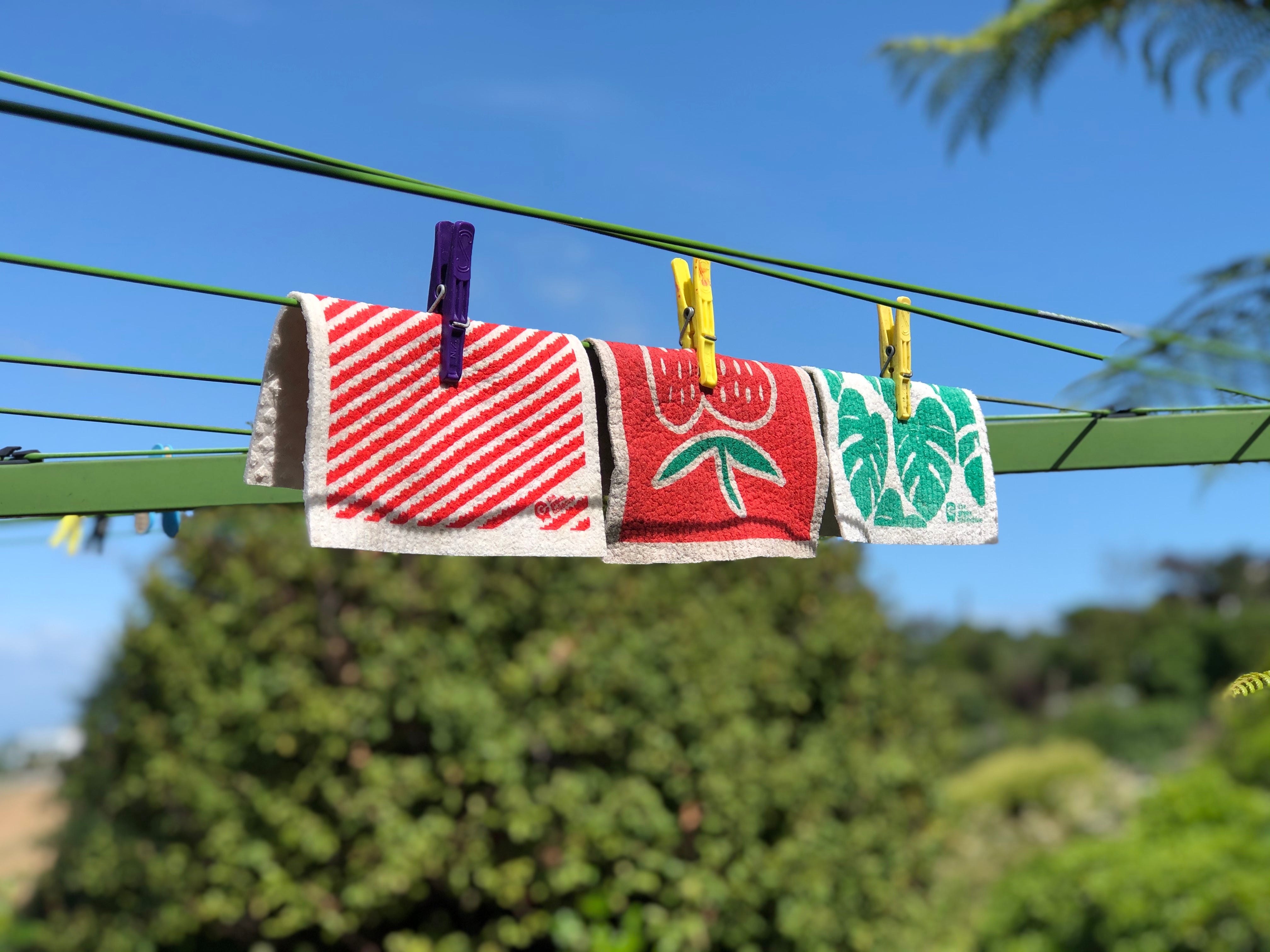 Swedish Dishcloth SPRUCE - Strawberry – The Green Collective