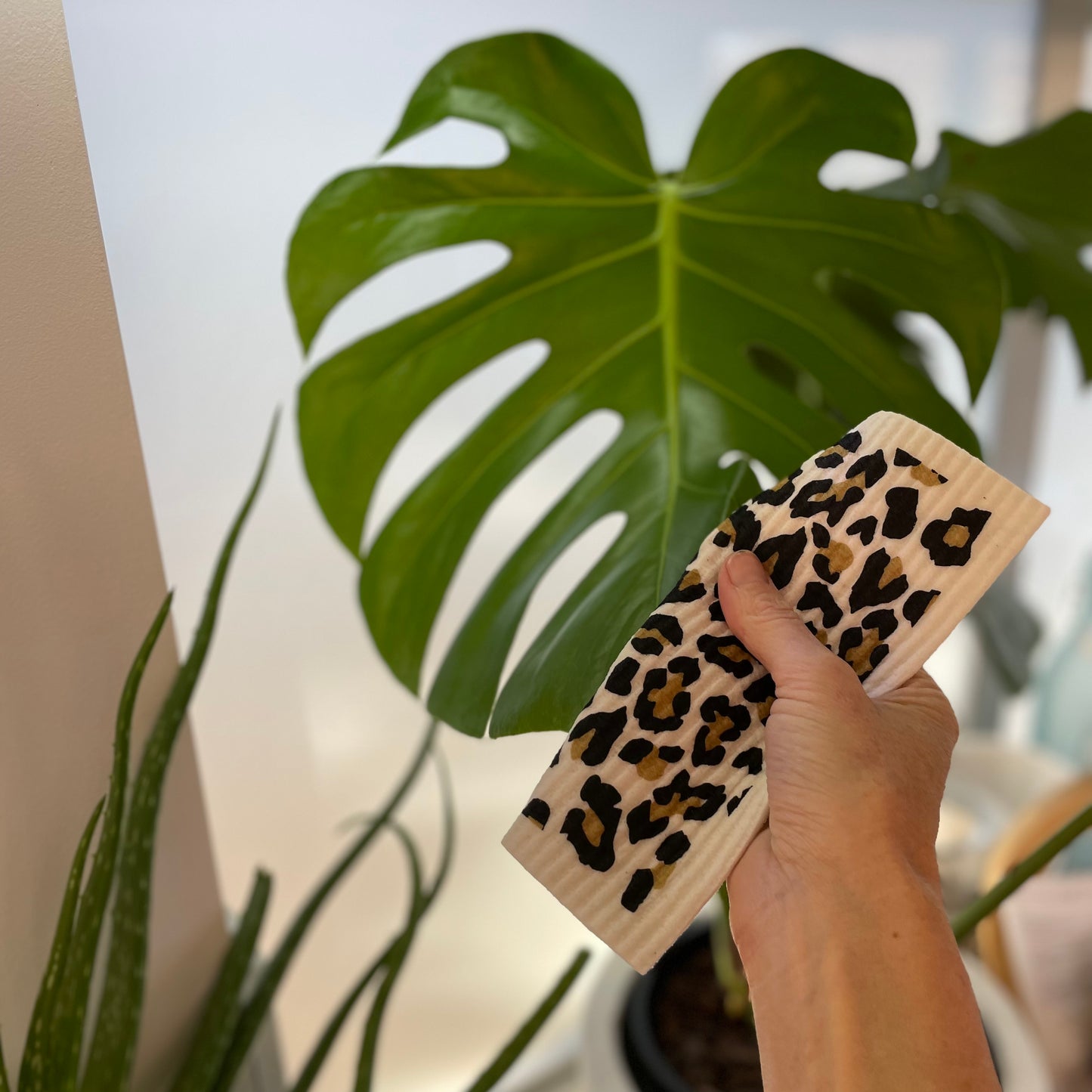 Swedish Dishcloth SPRUCE - Leopard