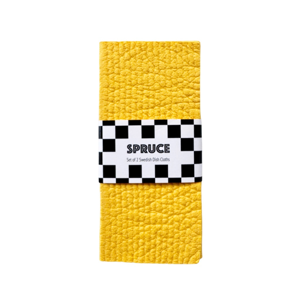 Marigold Solid Colour SPRUCE - Set of 2 Dishcloths
