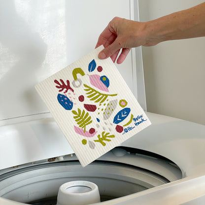Swedish Dishcloth SPRUCE - Spring by Belle Hawk