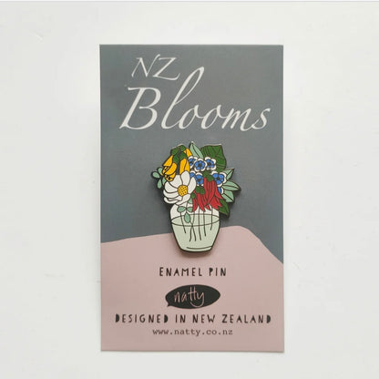 NZ Blooms Enamel Pin