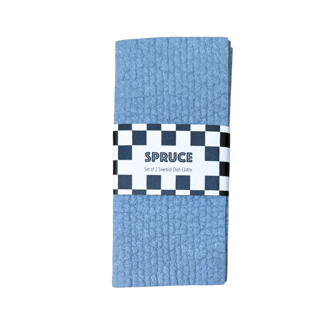 Ocean Solid Colour SPRUCE - Set of 2 Dishcloths
