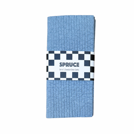 Ocean Solid Colour SPRUCE - Set of 2 Dishcloths