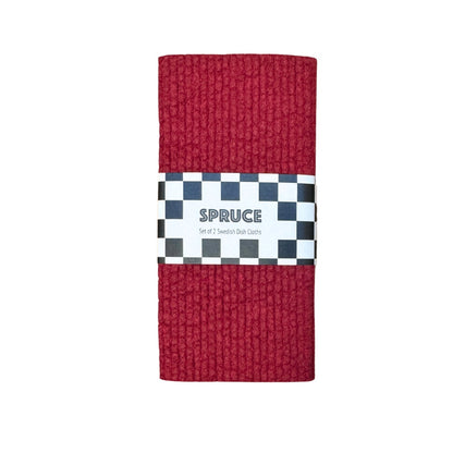 Mulberry Solid Colour SPRUCE - Set of 2 Dishcloths