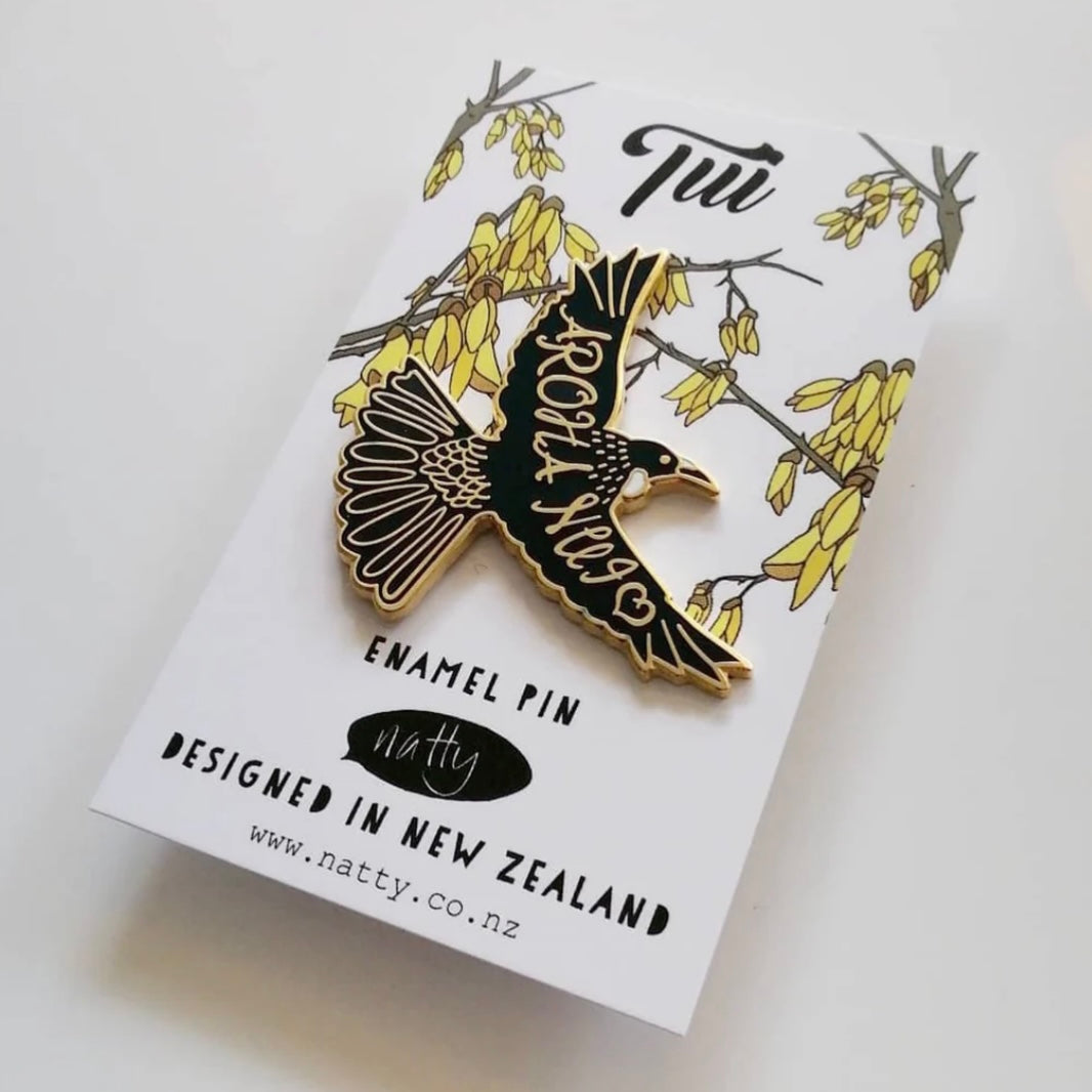 Tui Aroha Nui Enamel Pin