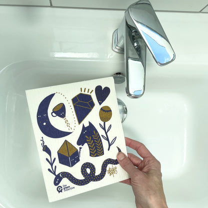 Swedish Dishcloth SPRUCE - Mystic Stories