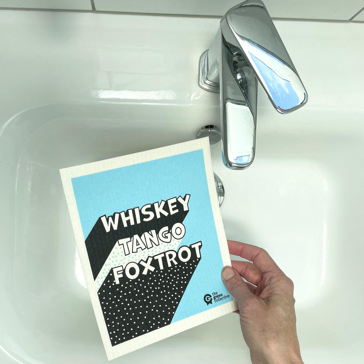 Swedish Dishcloth SPRUCE - Whiskey Tango Foxtrot WTF
