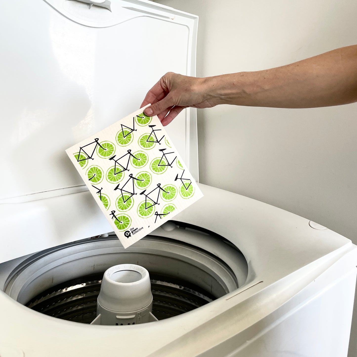 Swedish Dishcloth SPRUCE - Bikes - Limes