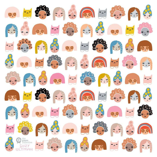 HANK - 5. FRIENDS PARADE by Suzy Ultman | Organic Cotton Handkerchief