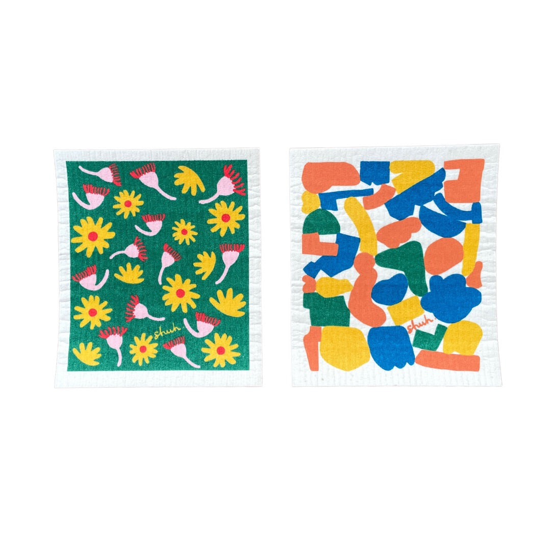 Swedish Dishcloth SPRUCE - Native Flora (Shuh)