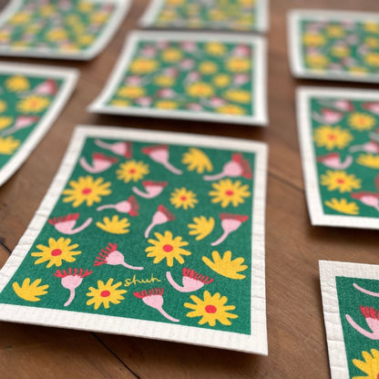 Swedish Dishcloth SPRUCE - Native Flora (Shuh)