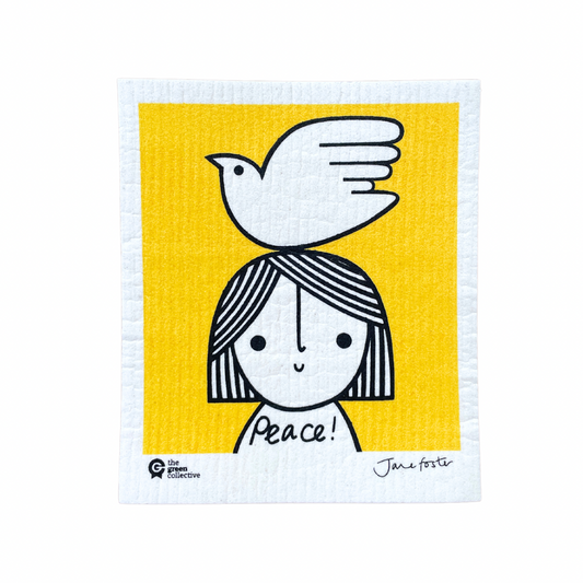 Swedish Dishcloth SPRUCE - Peace by Jane Foster