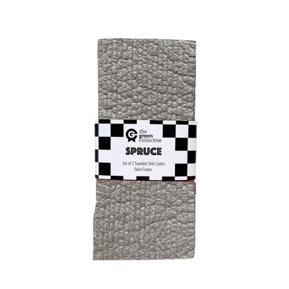 Concrete Solid Colour SPRUCE - Set of 2 Dishcloths