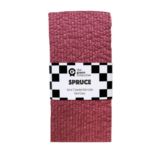 Mulberry Solid Colour SPRUCE - Set of 2 Dishcloths