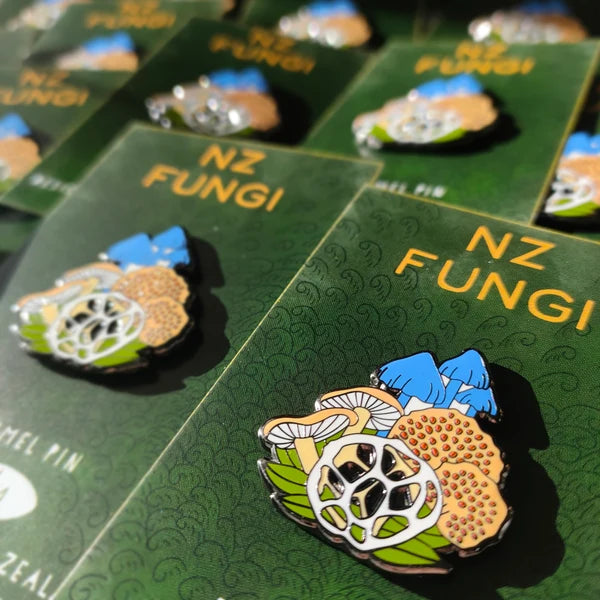 NZ Fungi Enamel Pin