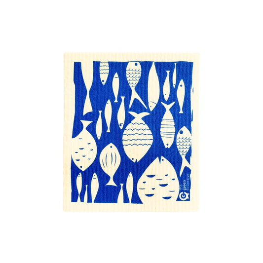 Swedish Dishcloth SPRUCE - Fish