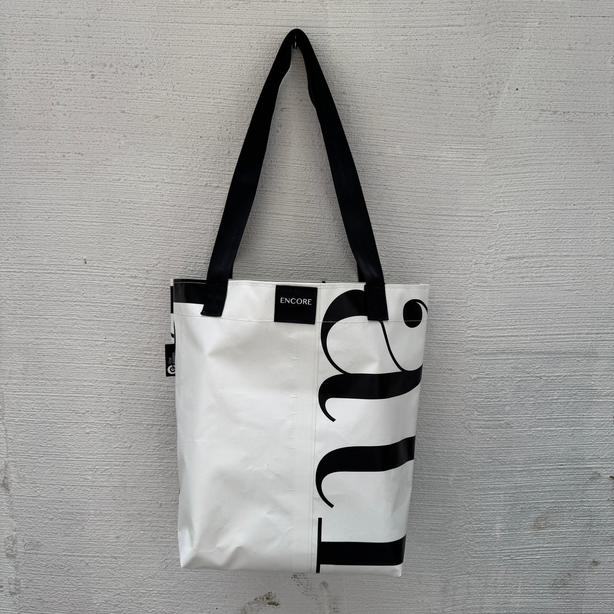BW BANNER Bags #V - Repurposed Advertising Sign