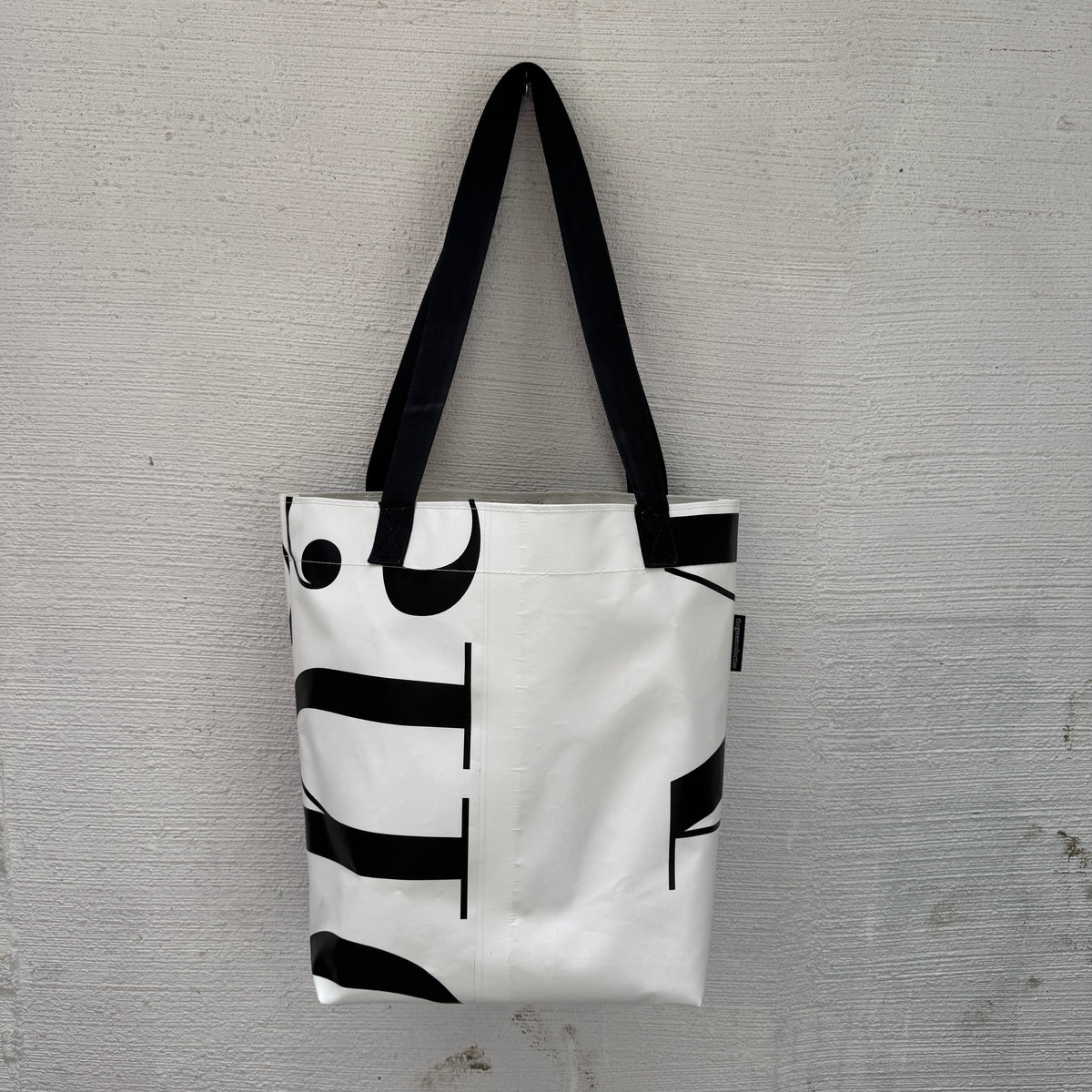 BW BANNER Bags #V - Repurposed Advertising Sign