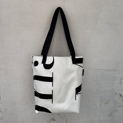 BW BANNER Bags #V - Repurposed Advertising Sign