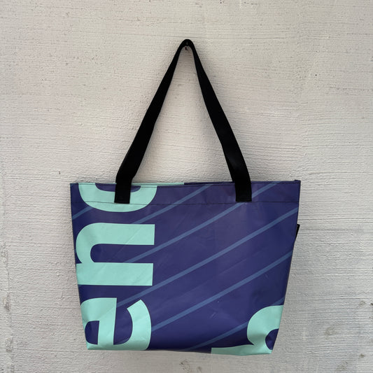 Medium BANNER Bags #Q (zip) - Repurposed Advertising Sign