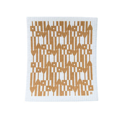 Swedish Dishcloth SPRUCE - Sandstone Hearts