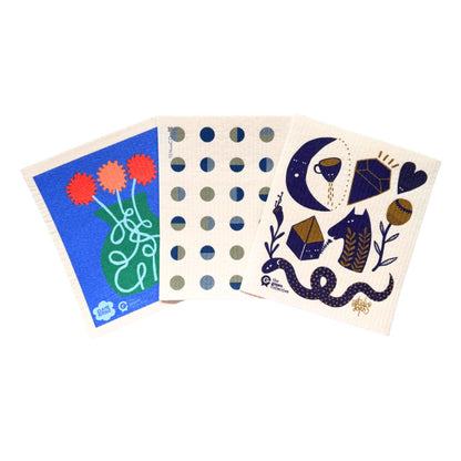 SPRUCE Dishcloth SETS - Blue (3)